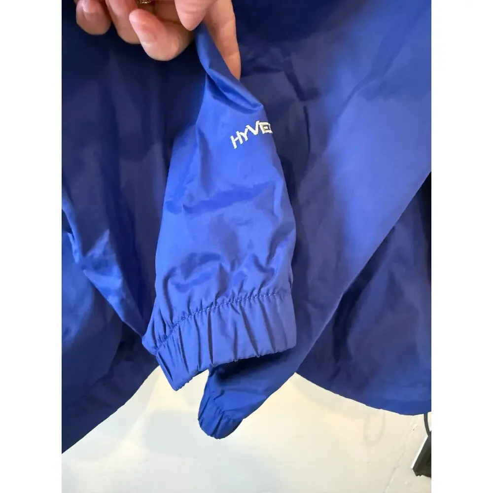 The North Face Hyvent Hooded Windbreaker Rain Jacket Blue L